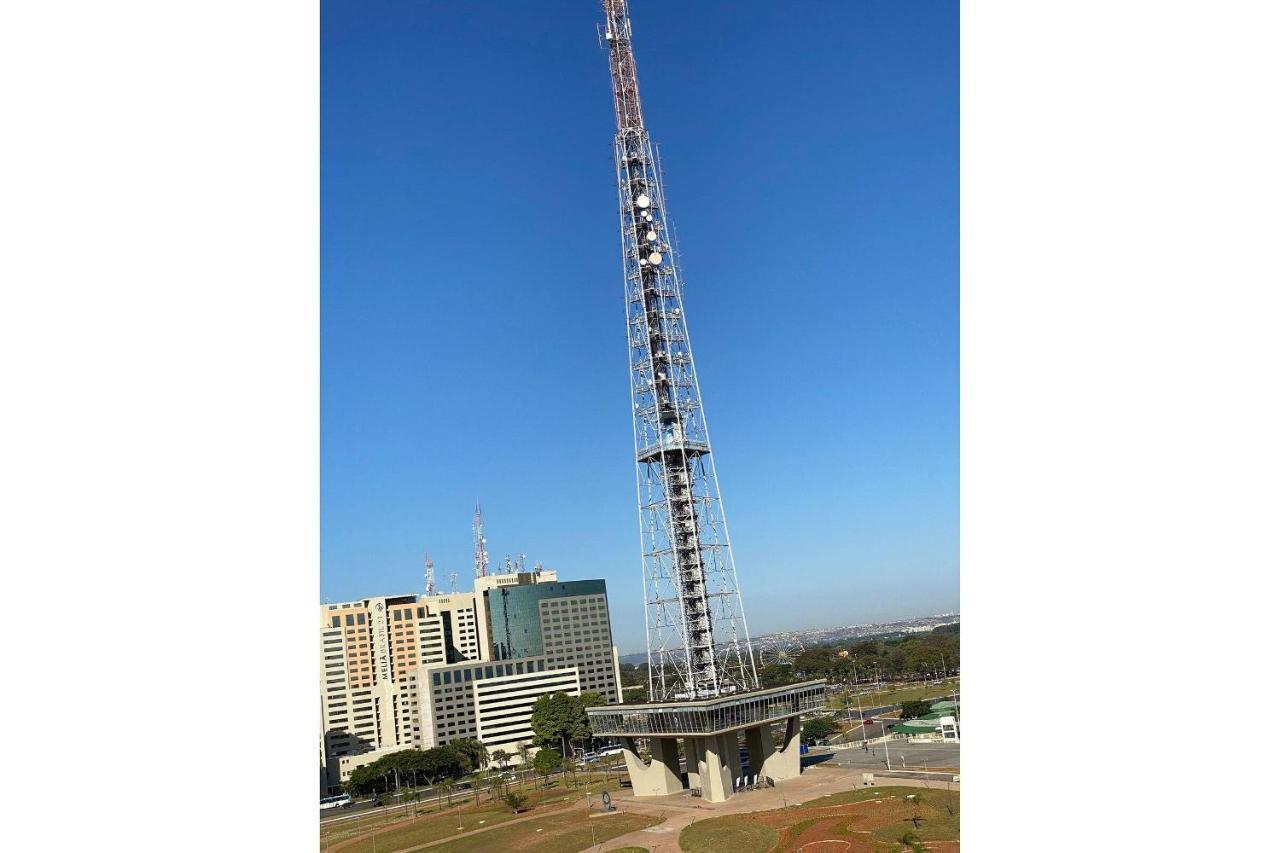 ברזיליה Flat Encantador No 11º Com Vista Pra Torre De Tv מראה חיצוני תמונה